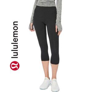 EUC Lululemon Lead the Pack High Rise Crop 23” Size 10
